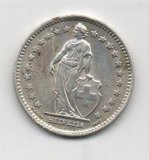 SUIZA DEL AÑO 1957 DE 1 FRANCO