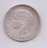 ALFONSO XIII DEL AÑO 1897 *97 DE 5 PESETAS