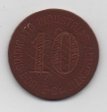 ESPAÑA II REPÚBLICA COLECTIVIDAD BORNE SINDICATO INDUSTRIAL DE 10 PESETAS 