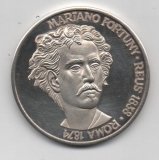 ESPAÑA- MEDALLA DE PLATA -MARIANO FORTUNY