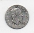 ITALIA DEL AÑO 1863 DE 20 CENTESIMOS