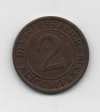 ALEMANIA DEL AÑO 1925 IMPERIO REPUBLICA WEIMAR LETRA E DE 2 REICHSPFENNIG 