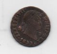 ESPAÑA FERNANDO VII DEL AÑO 1833 DE 2 MARAVEDIES