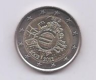 BELGICA DEL AÑO 2012 DE 2 EUROS CONMEMORATIVAS