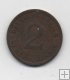 ALEMANIA DEL AÑO 1924 IMPERIO REPUBLICA WEIMAR LETRA A DE 2 RENTENPFENNIG 