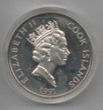 ISLAS COOK DEL AÑO 1991 DE 50 DOLARES
