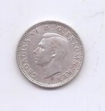 GRAN BRETAÑA DEL AÑO 1945 DE 6 PENIQUES