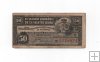 ESPAÑA BILLETE BANCO DE ESPAÑA DEL AÑO 1896 DE 0.50 CTS. ISLA DE CUBA