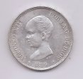 ALFONSO XIII DEL AÑO 1890 *90 DE 5 PESETAS