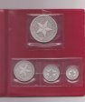 CUBA DEL AÑO 1915 ESTUCHE DE 4 MONEDAS