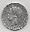 ALFONSO XIII DEL AÑO 1897 *97 DE 5 PESETAS