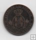 ESPAÑA ISABEL II DEL AÑO 1867 DE 2 1/2 CENTIMOS DE ESCUDO