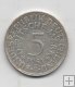 ALEMANIA DEL AÑO 1951 FEDERAL LETRA F DE 5 MARCOS