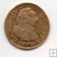 ESPAÑA CARLOS III DEL AÑO 1773 DE 1/2 ESCUDO