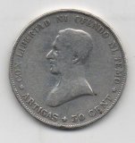 URUGUAY DEL AÑO 1917 DE 50 CENTESIMOS