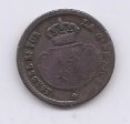 ESPAÑA ISABEL II DEL AÑO 1853 DOBLE DECIMA DE REAL