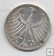 ALEMANIA DEL AÑO 1964 LETRA G DE 5 MARCOS