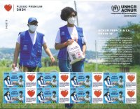 2021 Nº 108 SELLO SOLIDARIO. ACNUR FRENTE A LA COVID-19