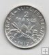 FRANCIA DEL AÑO 1917 DE 2 FRANCOS