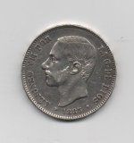 ALFONSO XII DEL AÑO 1885* 87 DE 5 PESETAS