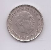 ESTADO ESPAÑOL (FRANCO) DEL AÑO 1957*59 DE 50 PESETAS