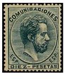 SERIE  129. 1872- REINADO DE  AMADEO I -  10 PESETAS VERDE