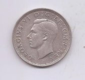 GRAN BRETAÑA DEL AÑO 1941 DE 1/2 CROWN
