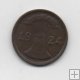 ALEMANIA DEL AÑO 1924 IMPERIO REPUBLICA WEIMAR LETRA G DE 2 RENTENPFENNIG 