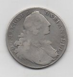 ALEMANIA DEL AÑO 1765 BABIERA  DE 1 THALER MAXIMILIAN JOSEPH