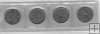 SEGUNDA REPUBLICA 4 MONEDAS DE 25 CENTIMOS NIKEL
