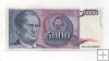 YUGOSLAVIA DEL AÑO 1985 DE 5000 DINARA