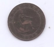 G. PROVISIONAL DEL AÑO 1870 DE 2 CENTIMOS
