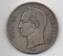 VENEZUELA DEL AÑO 1905 DE 5 BOLIVARES