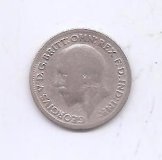 GRAN BRETAÑA DEL AÑO 1931 DE 6 PENIQUES