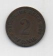 ALEMANIA IMPERIO DEL AÑO 1906 LETRA A DE 2 PFENNIG 