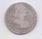ESPAÑA CARLOS IV DEL AÑO 1808 DE 2 REALES