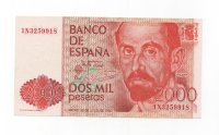 REINADO JUAN CARLOS I AÑO 1980 (22/07) DE 2000 PESETAS