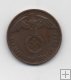 ALEMANIA REICH DEL AÑO 1938 LETRA F DE 2 REICHSPFENNIG 