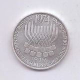 ALEMANIA FEDERAL DEL AÑO 1974 LETRA F DE 5 MARCOS