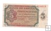 ESTADO ESPAÑOL AÑO 1938 DE 5 PTS