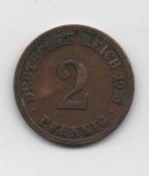 ALEMANIA IMPERIO DEL AÑO 1913 LETRA A DE 2 PFENNIG 