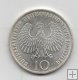 ALEMANIA DEL AÑO 1972 LETRA F DE 10 MARCOS