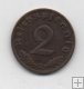 ALEMANIA REICH DEL AÑO 1939 LETRA E DE 2 REICHSPENNIG 
