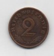 ALEMANIA REICH DEL AÑO 1940 LETRA A DE 2 REICHSPFENNIG 