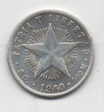 CUBA DEL AÑO 1948 DE 20 CENTAVOS