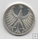 ALEMANIA FEDERAL DEL AÑO 1970 LETRA G DE 5 MARCOS