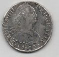 ESPAÑA CARLOS IV DEL AÑO 1800 DE 8 REALES