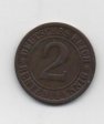 ALEMANIA DEL AÑO 1924 IMPERIO REPUBLICA WEIMAR LETRA G DE 2 RENTENPFENNIG 