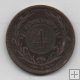 URUGUAY DEL AÑO 1869 DE 4 CENTIMOS