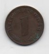 ALEMANIA REICH DEL AÑO 1940 LETRA A DE 1 REICHSPFENNIG 